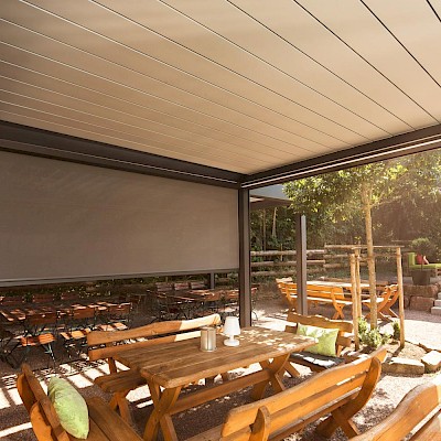 WAREMA Lamaxa L60 Lamellendach mit integriertem EasyZIP-System